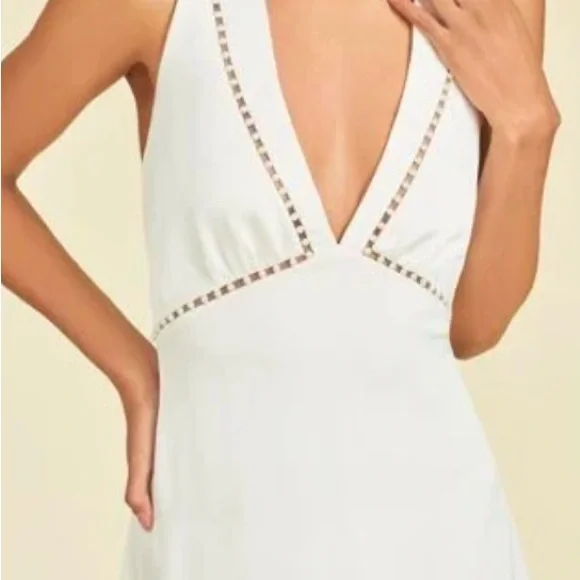 Sachin & Babi Astor Ivory Pearl Embellished Formal Gown| Size 10 - Picture 3 of 10